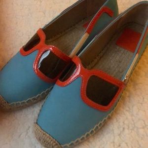 Tory Burch size 7 Sunglass Espadrilles New